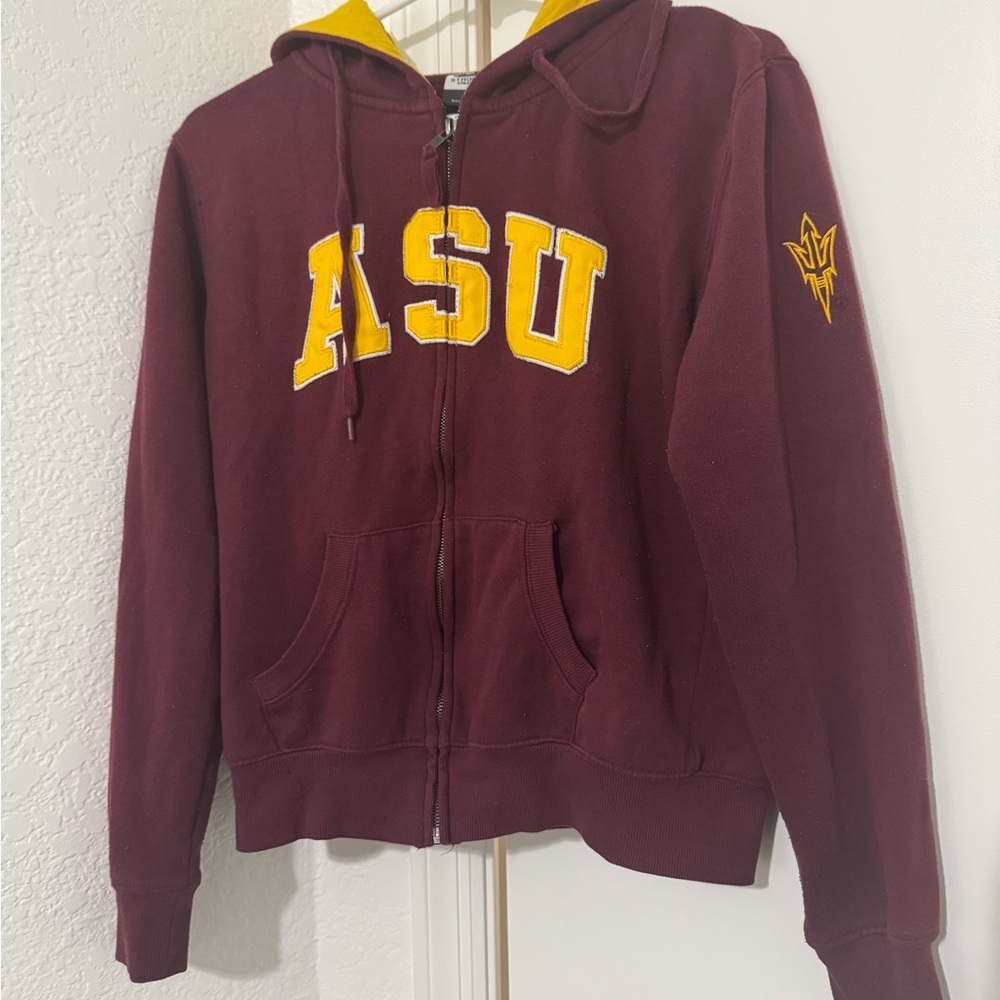 ASU Maroon and Yellow Hoodie